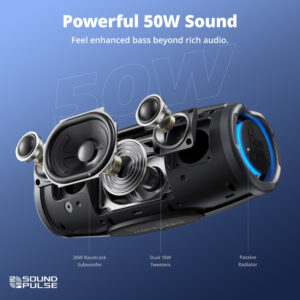 TRONSMART φορητό ηχείο Mirtune S100, 50W, Bluetooth, 8000mAh, IPX7, μαύρο | eLabstore.gr TRONSMART φορητό ηχείο Mirtune S100, 50W, Bluetooth, 8000mAh, IPX7, μαύρο | Εικόνα & Ήχος | elabstore.gr
