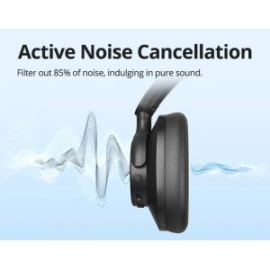 TRONSMART headphones Sounfii Q20, ασύρματα & ενσύρματα, ANC, Φ40mm, 500mAh, μαύρα | Αξεσουάρ κινητών | elabstore.gr