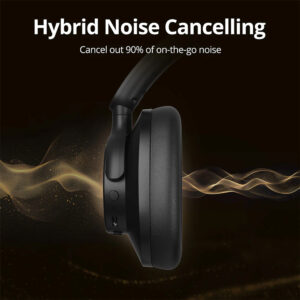 TRONSMART headphones Sounfii Q20S, ασύρματα & ενσύρματα, Hybrid ANC, Φ40mm, 500mAh, μαύρα | Αξεσουάρ κινητών | elabstore.gr