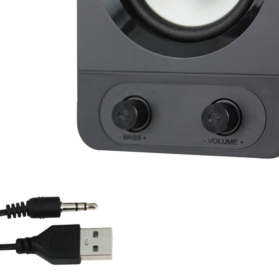 Ηχείο LED 2.1 Channel Soprano Μαύρο EGS107 | eLabstore.gr Ηχείο LED 2.1 Channel Soprano Μαύρο EGS107 | Περιφερειακά | elabstore.gr