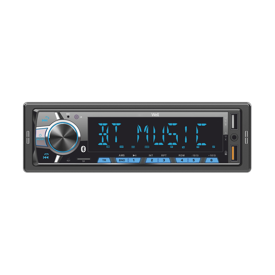 Well Ραδιόφωνο αυτοκινήτου με Bluetooth RADIO-CAR-AMIGO-WL | eLabstore.gr Well Ραδιόφωνο αυτοκινήτου με Bluetooth RADIO-CAR-AMIGO-WL | Εικόνα/Ήχος | elabstore.gr