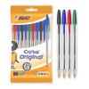 BIC στυλό διαρκείας Cristal Original με μύτη 1mm, μπλε, μαύρο, κόκκινο & πράσινο, 10τμχ | Αναλώσιμα - Είδη Γραφείου | elabstore.gr