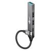 GOOBAY USB hub 74459, 4x θυρών, USB 3.2, 5Gbps, USB-C σύνδεση, γκρι | Συνοδευτικά PC | elabstore.gr