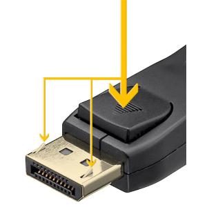 GOOBAY καλώδιο DisplayPort 74759, VESA Certified, 16K/60Hz, 80 Gbps, 1m, μαύρο | Καλώδια - Αντάπτορες | elabstore.gr