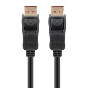 GOOBAY καλώδιο DisplayPort 74760, 16K/60Hz, 80 Gbps, 1m, μαύρο | Καλώδια - Αντάπτορες | elabstore.gr