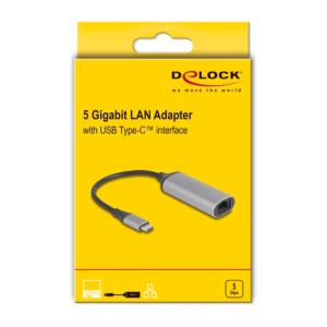 DELOCK αντάπτορας δικτύου 81570, USB-C, 5Gbps Ethernet, ασημί | eLabstore.gr DELOCK αντάπτορας δικτύου 81570, USB-C, 5Gbps Ethernet, ασημί | Δικτυακά | elabstore.gr