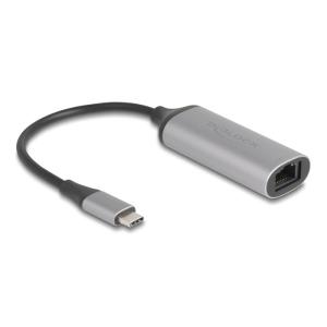 DELOCK αντάπτορας δικτύου 81570, USB-C, 5Gbps Ethernet, ασημί | Δικτυακά | elabstore.gr