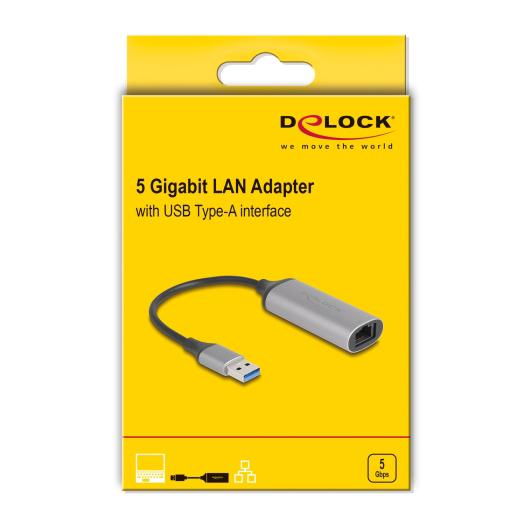 DELOCK αντάπτορας δικτύου 81571, USB, 5Gbps Ethernet, ασημί | eLabstore.gr DELOCK αντάπτορας δικτύου 81571, USB, 5Gbps Ethernet, ασημί | Δικτυακά | elabstore.gr