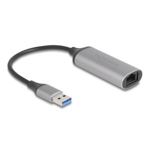 DELOCK αντάπτορας δικτύου 81571, USB, 5Gbps Ethernet, ασημί | Δικτυακά | elabstore.gr