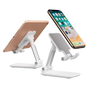 Βάση για smartphone/tablet AP24, foldable, πτυσσόμενη, λευκή | Αξεσουάρ κινητών | elabstore.gr