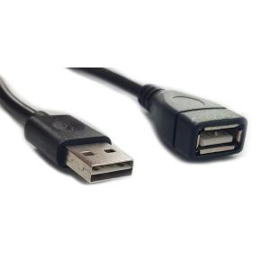 POWERTECH καλώδιο USB αρσενικό σε θηλυκό CAB-U092 Dual Easy, 1.5m, μαύρο | Καλώδια - Αντάπτορες | elabstore.gr
