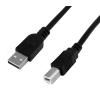 POWERTECH καλώδιο USB σε USB Type Β CAB-U159, 480Mbps, 1.5m, μαύρο, 10τμχ | Καλώδια - Αντάπτορες | elabstore.gr