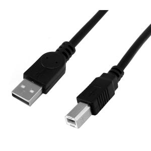 POWERTECH καλώδιο USB σε USB Type Β CAB-U159, 480Mbps, 1.5m, μαύρο, 10τμχ | Καλώδια - Αντάπτορες | elabstore.gr