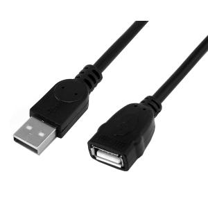 POWERTECH καλώδιο προέκτασης USB CAB-U160, 480Mbps, 1.5m, μαύρο, 10τμχ | Καλώδια - Αντάπτορες | elabstore.gr