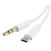 POWERTECH καλώδιο USB-C σε 3.5mm CAB-UC089, 1m, λευκό | Καλώδια - Αντάπτορες | elabstore.gr