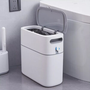 ECOCO κάδος απορριμμάτων E2244 με σακούλες, 12lt, λευκός | Οικιακός εξοπλισμός | elabstore.gr