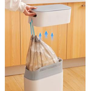 ECOCO κάδος απορριμμάτων E2244 με σακούλες, 12lt, λευκός | Οικιακός εξοπλισμός | elabstore.gr