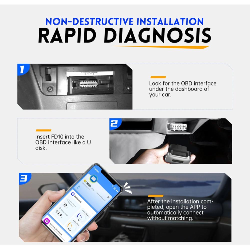 FNIRSI διαγνωστικό αυτοκινήτου OBD II FD10, Bluetooth | eLabstore.gr FNIRSI διαγνωστικό αυτοκινήτου OBD II FD10, Bluetooth | Gadgets - Αξεσουάρ | elabstore.gr