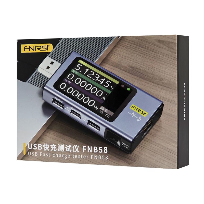 FNIRSI USB tester φόρτισης FNB58 | eLabstore.gr FNIRSI USB tester φόρτισης FNB58 | Εργαλεία | elabstore.gr