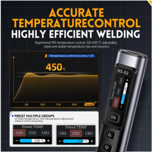 FNIRSI κολλητήρι HS-02B, 100W, 100~450 °C | Εργαλεία | elabstore.gr