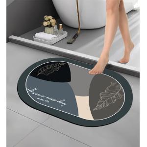 HOME USE πατάκι μπάνιου HUH-0213, αντιολισθητικό, 60x40cm, 3.5mm πάχος, πολύχρωμο | Οικιακός εξοπλισμός | elabstore.gr