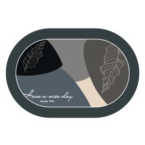 HOME USE πατάκι μπάνιου HUH-0213, αντιολισθητικό, 60x40cm, 3.5mm πάχος, πολύχρωμο | Οικιακός εξοπλισμός | elabstore.gr