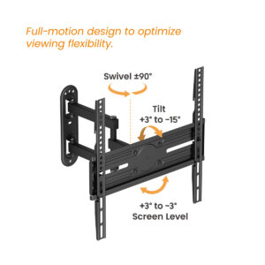 POWERTECH επιτοίχια βάση PT-1388 για τηλεόραση 32-65", full motion, 35kg | Εικόνα & Ήχος | elabstore.gr