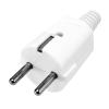 POWERTECH φις ρεύματος PT-1438, αρσενικό schuko, 16A, λευκό | eLabstore.gr POWERTECH φις ρεύματος PT-1438, αρσενικό schuko, 16A, λευκό | Τροφοδοσία Ρεύματος | elabstore.gr