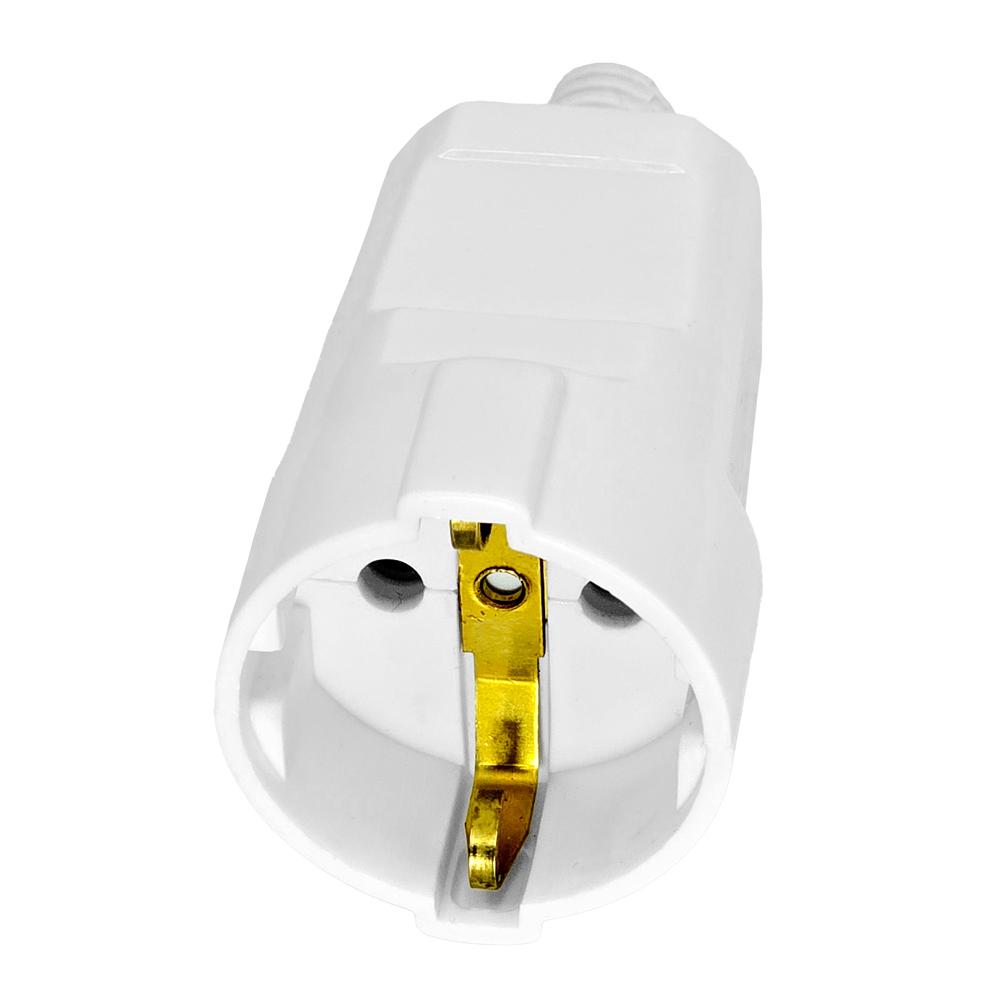 POWERTECH φις ρεύματος PT-1439, θηλυκό schuko, 16A, λευκό | eLabstore.gr POWERTECH φις ρεύματος PT-1439, θηλυκό schuko, 16A, λευκό | Τροφοδοσία Ρεύματος | elabstore.gr