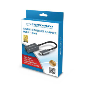 Adaptor Type-C to LAN 10/100/1000Mbps ENA102 | Περιφερειακά | elabstore.gr