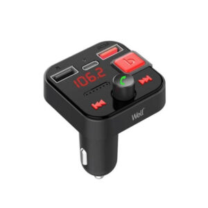 Well Car Mp3 Fm Transmitter με λειτουργία Hands-Free FMTRANS-BT-SNAPPY-WL | Περιφερειακά | elabstore.gr