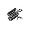 LTC Ακουστικό In-ear Bluetooth Wireless earphones με docking station powerbank LXAS33 μαύρο | Περιφερειακά | elabstore.gr