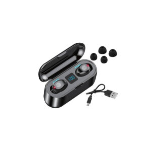LTC Ακουστικό In-ear Bluetooth Wireless earphones με docking station powerbank LXAS33 μαύρο | Περιφερειακά | elabstore.gr