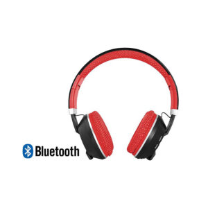 Mizzo Ακουστικό Bluetooth w/FM radio,MP3 Player,Hands-Free, αναδιπλούμενο μαύρο/κόκκινο LXBT1001 | Περιφερειακά | elabstore.gr