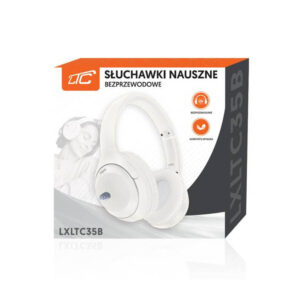 LTC Ακουστικό Bluetooth αναδιπλούμενο λευκό LXLTC35B | Περιφερειακά | elabstore.gr