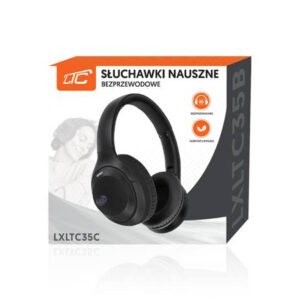 LTC Ακουστικό Bluetooth αναδιπλούμενο μαύρο LXLTC35C | Περιφερειακά | elabstore.gr