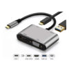 Adaptor USB-C Male σε HDMI 4K, VGA και USB 3.0 HUB με τροφοδοσία | eLabstore.gr Adaptor USB-C Male σε HDMI 4K, VGA και USB 3.0 HUB με τροφοδοσία | Αξεσουάρ | elabstore.gr