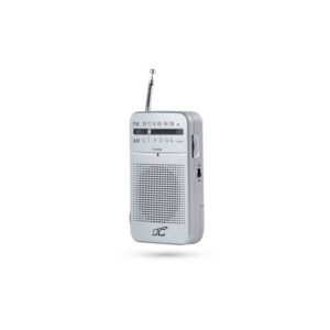 LTC LEGA Small Pocket Portable Radio, AM/FM/AUX Silver | Εικόνα/Ήχος | elabstore.gr