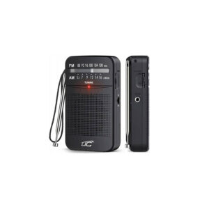 LTC LEGA Small Pocket Portable Radio, AM/FM/AUX Black | Εικόνα/Ήχος | elabstore.gr