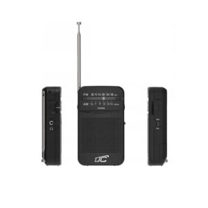 LTC LEGA Small Pocket Portable Radio, AM/FM/AUX Black | Εικόνα/Ήχος | elabstore.gr