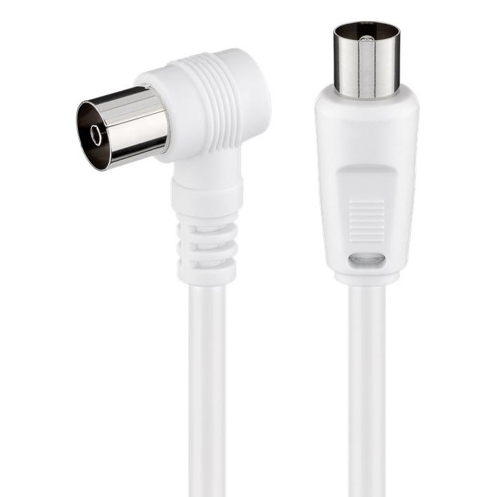 POWERTECH καλώδιο κεραίας RF αρσενικό - RF θηλυκό CAB-V040, γωνιακό, λευκό, 1.5m | eLabstore.gr POWERTECH καλώδιο κεραίας RF αρσενικό - RF θηλυκό CAB-V040, γωνιακό, λευκό, 1.5m | Καλώδια - Αντάπτορες | elabstore.gr