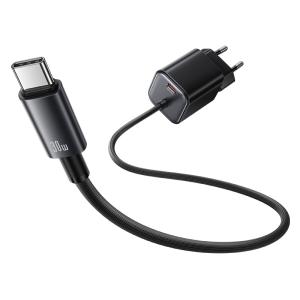 USAMS φορτιστής τοίχου CC264 με καλώδιο, USB-C, 30W, GaN, μαύρος | eLabstore.gr USAMS φορτιστής τοίχου CC264 με καλώδιο, USB-C, 30W, GaN, μαύρος | Αξεσουάρ κινητών | elabstore.gr