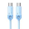 CABLETIME καλώδιο USB-C CT-CM60-PBW, 60W PD, 480Mbps, 1m, μπλε | Καλώδια - Αντάπτορες | elabstore.gr