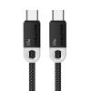 CABLETIME καλώδιο USB-C CT-CM60-PBW, 60W PD, 480Mbps, 1m, μαύρο | Καλώδια - Αντάπτορες | elabstore.gr