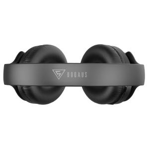 DOQAUS headphones DESIGN 1, ασύρματα & ενσύρματα, Φ40mm, 600mAh, μαύρα | Αξεσουάρ κινητών | elabstore.gr