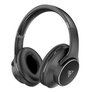 DOQAUS headphones DESIGN 1, ασύρματα & ενσύρματα, Φ40mm, 600mAh, μαύρα | Αξεσουάρ κινητών | elabstore.gr