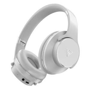 DOQAUS headphones DESIGN 1, ασύρματα & ενσύρματα, Φ40mm, 600mAh, γκρι | Αξεσουάρ κινητών | elabstore.gr