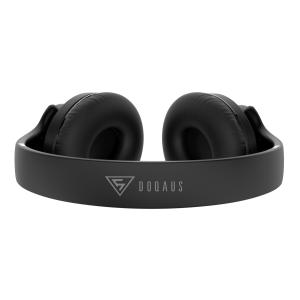 DOQAUS headphones DESIGN 2, ασύρματα & ενσύρματα, Φ40mm, 600mAh, μαύρα | Αξεσουάρ κινητών | elabstore.gr