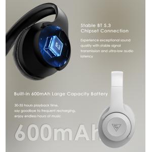 DOQAUS headphones DESIGN 2, ασύρματα & ενσύρματα, Φ40mm, 600mAh, μαύρα | Αξεσουάρ κινητών | elabstore.gr