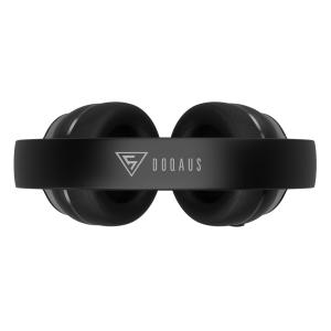 DOQAUS headphones DESIGN 3, ασύρματα & ενσύρματα, Φ40mm, 600mAh, μαύρα | Αξεσουάρ κινητών | elabstore.gr